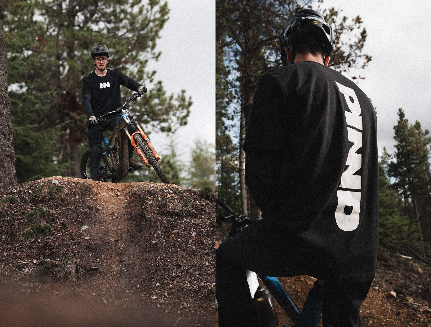 PINND Back Logo Tee Black