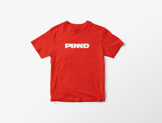 Kids PINND Logo Tee Red